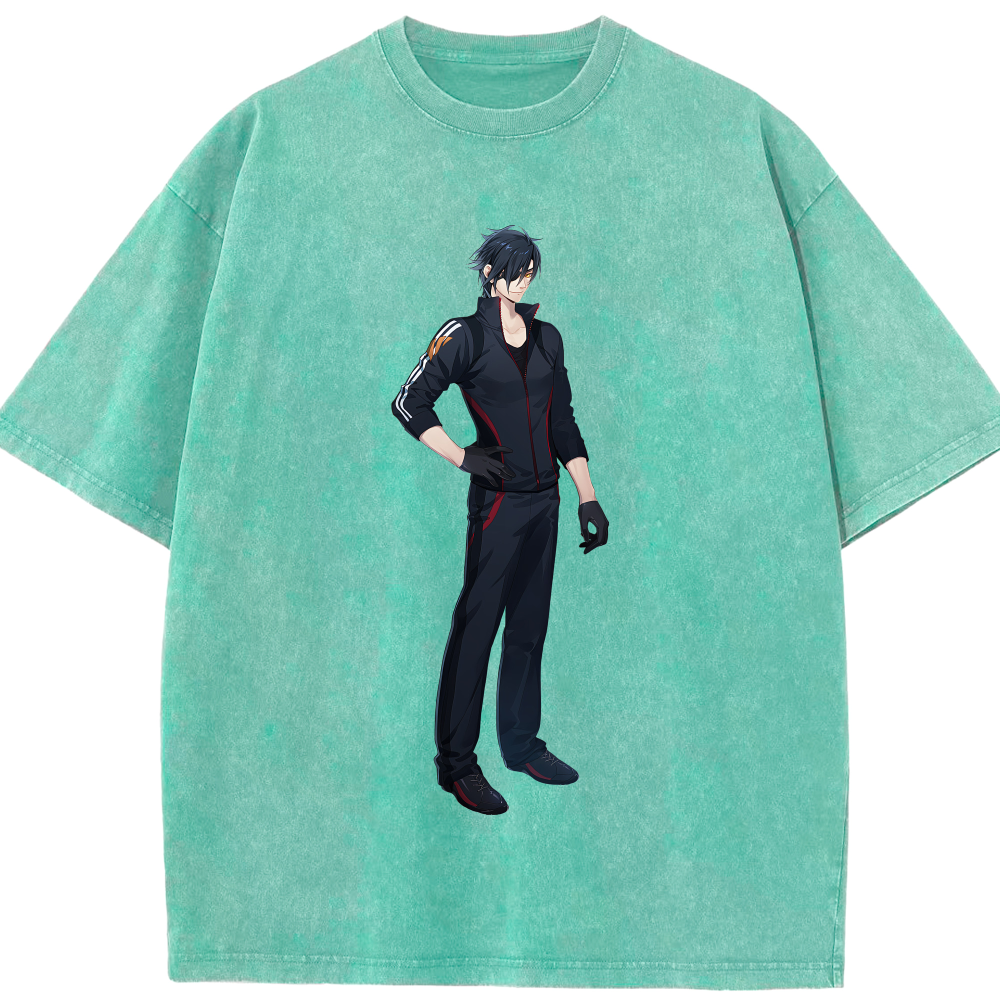 （画像用） 刀剣乱舞 Touken Ranbu 綿100% ヴィンテージ風 半袖Tシャツ（フロントプリント）